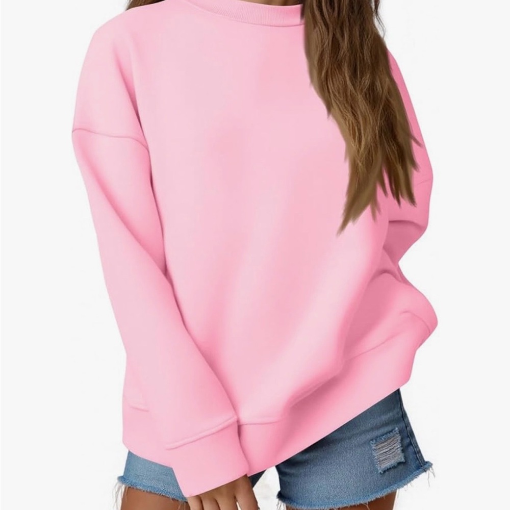 Pink Oversized Sweatshirt